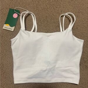NWT XSmall Halara Double Strap Twisted Tank